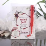 Altıgen Model Kırmızı Renkli Ambalaj İçerisinde Yasin Kitabı, Magnet ve Tesbih - Mevlüt Hediyelikleri