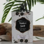 Altıgen Model Siyah Renkli Tül Kese İçerisinde Yasin Kitabı - Mevlüt Hediyelikleri