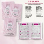 Taç Model Pembe Renkli Tül Kese İçerisinde Yasin Kitabı ve Tesbih - Mevlüt Hediyelikleri - Görsel 3